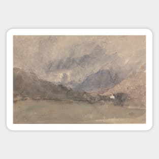 Capel Curig, Caernarvonshire, Wales by David Cox Magnet